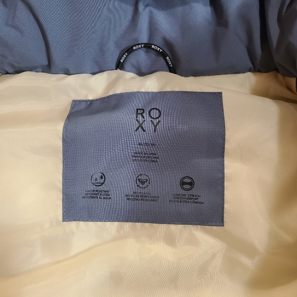 Roxy Wild Wind Hooded Puffer Vest Size XL NWT - Picture 7 of 8